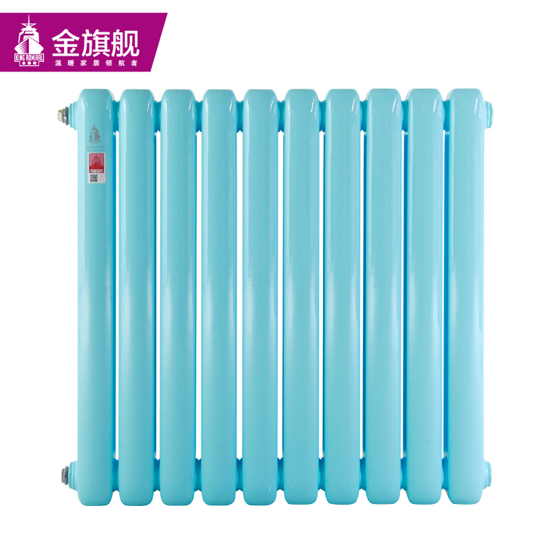 鋼制暖氣片/散熱器60×30新平頭藍色